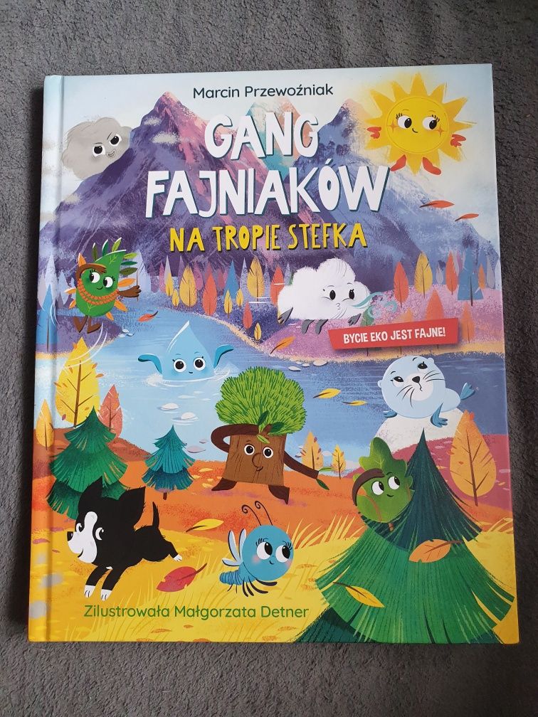 Książka gang fajniaków na tropie Stefka