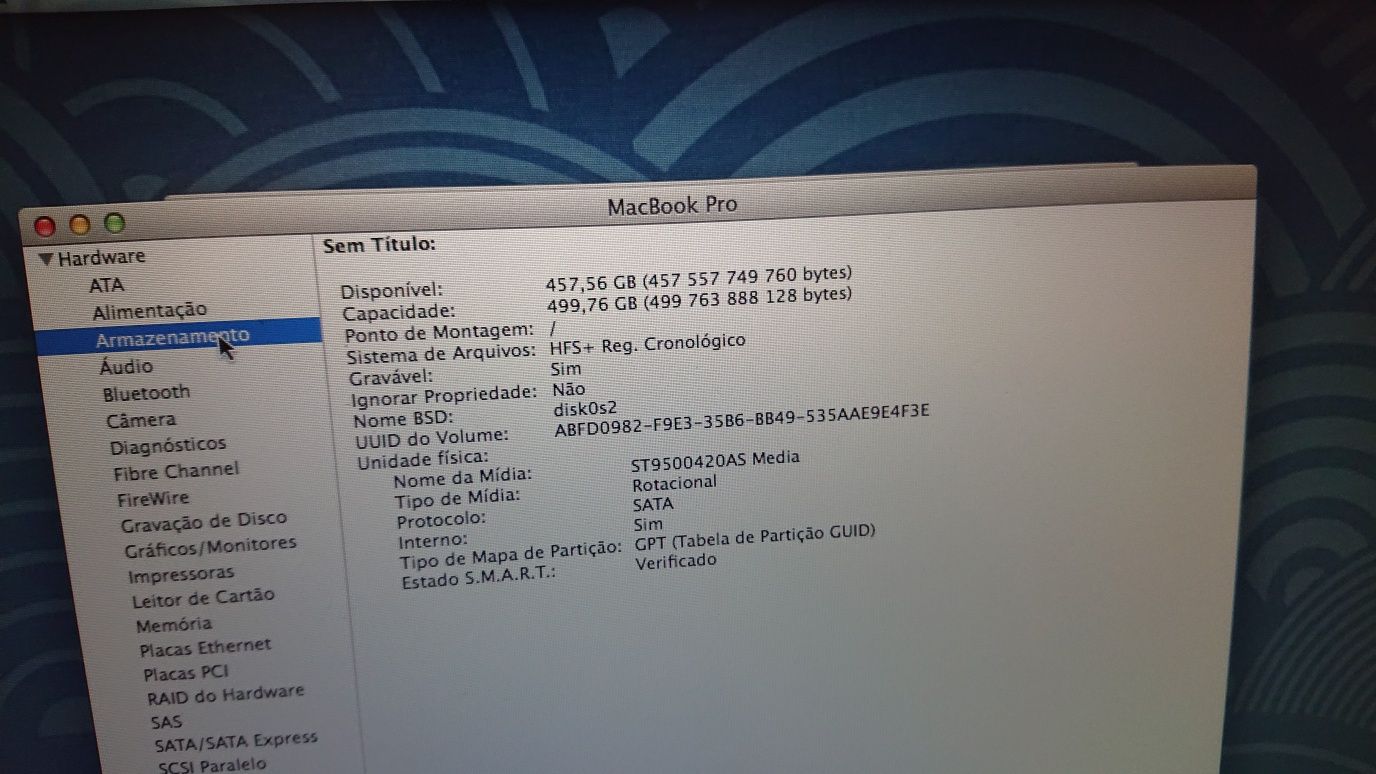 Macbook pro 17 polegadas