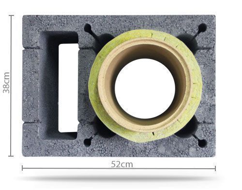 Komin ceramiczny 6 mb z 1 W fi 200 ocieplony od producenta MEGA SYSTEM