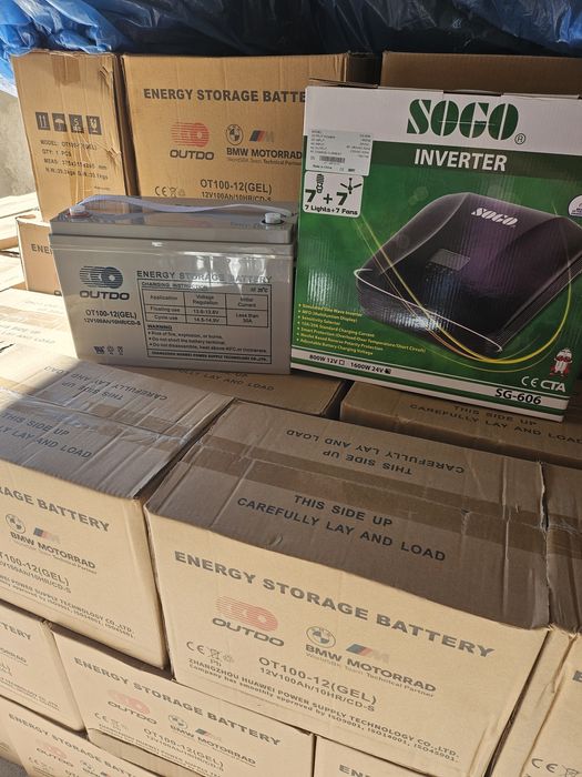 Система резервного живлення, інвертор 1.6кв + 2 батареи Huawei 100Ам