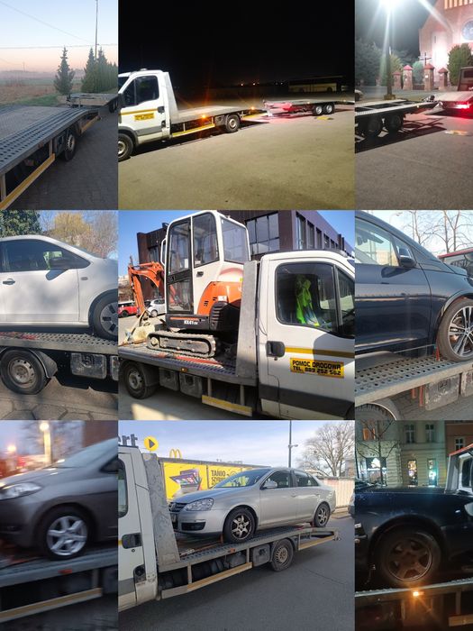 Pomoc Drogowa Auto laweta od 150 zł