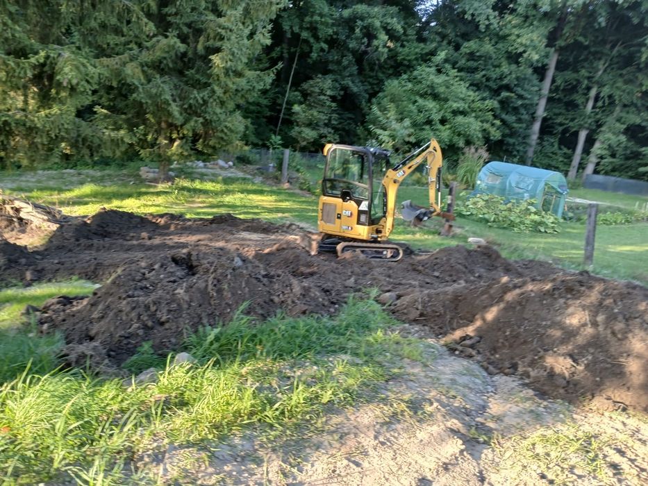 Usługi minikoparką