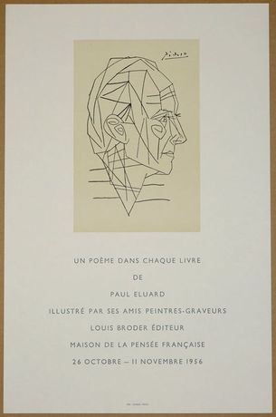 Litografia de Picasso 1956 - Não assinada