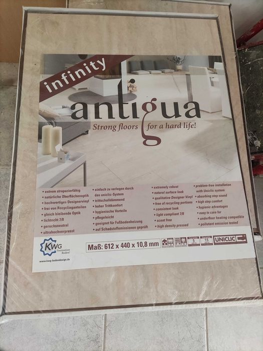 Chão flutuante vinilico com base de cortica