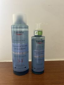 Zestaw Eucerin DemoCLEAN plyn miceralny plus zel do mycia twarzy