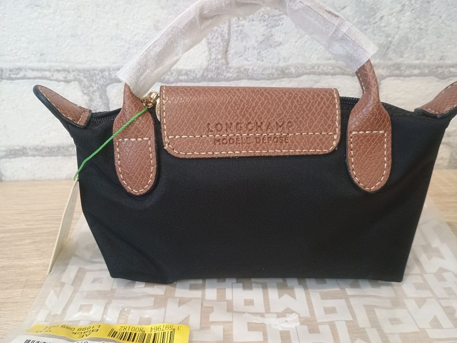 Сумка longchamp mini, чорна