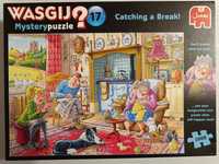 Puzzle Wasgij Mystery 17 "Catching a Break!" 1000 elementów