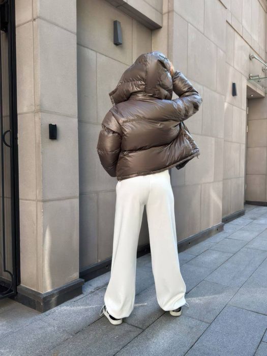 Тепла Куртка-бомбер оверсайз на осінь/зиму. Жіноча Дутик. Нова. Якість