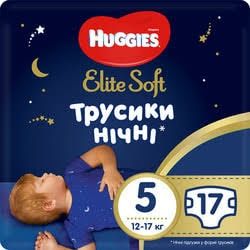 Трусики Huggies elite soft overnight 5 (12-17кг)