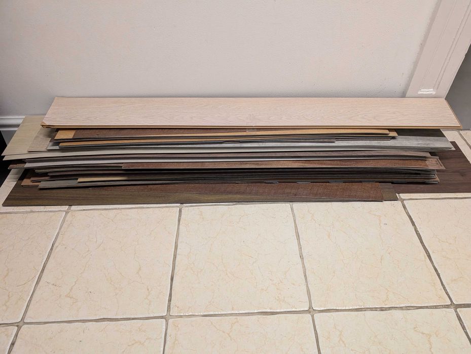 Panele winylowe, różne kolory i wielkości