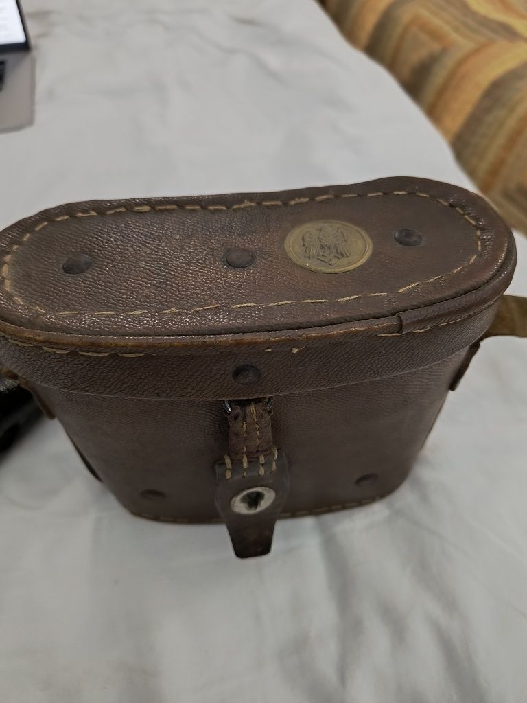 Lornetka carl zeiss jena III rzesza wojskowa pokrowiec