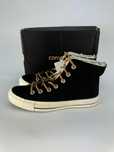 Nowe trampki CONVERSE ocieplane skórzane czarne 37,5