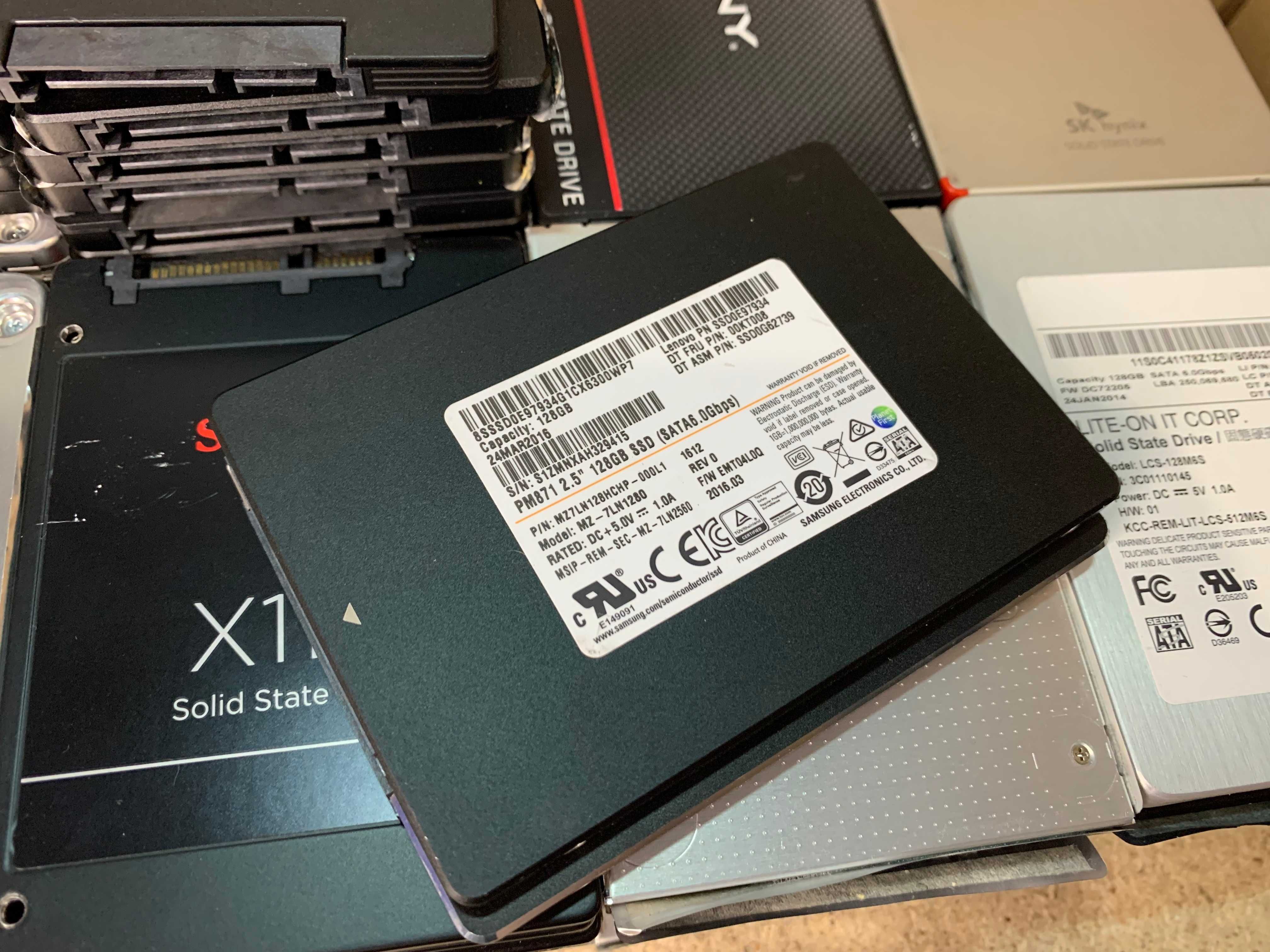 Бу SSD для ПК та ноутбука | 120 - 128 GB SATA 3