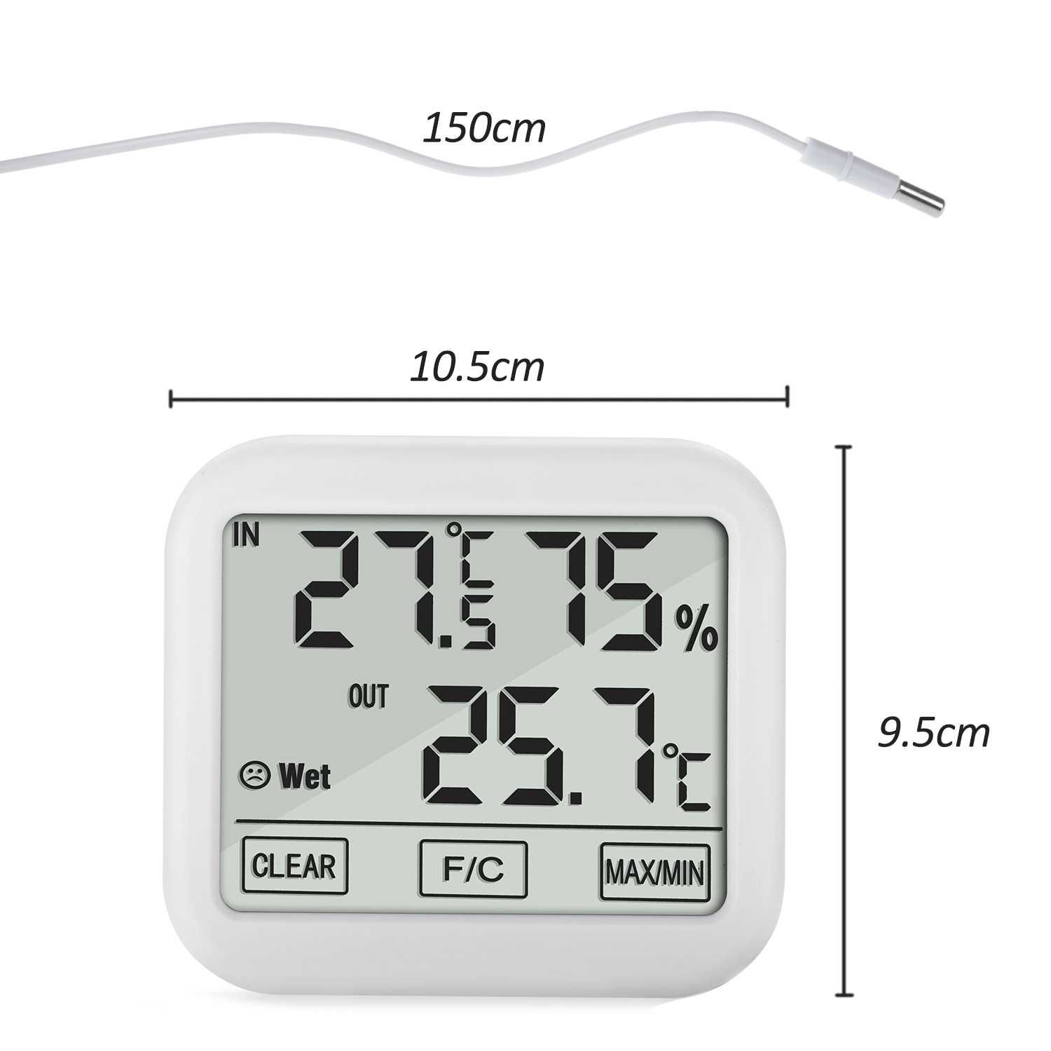 Stacja pogodowa pogody termometr higrometr czujnik GreenBlue GB381