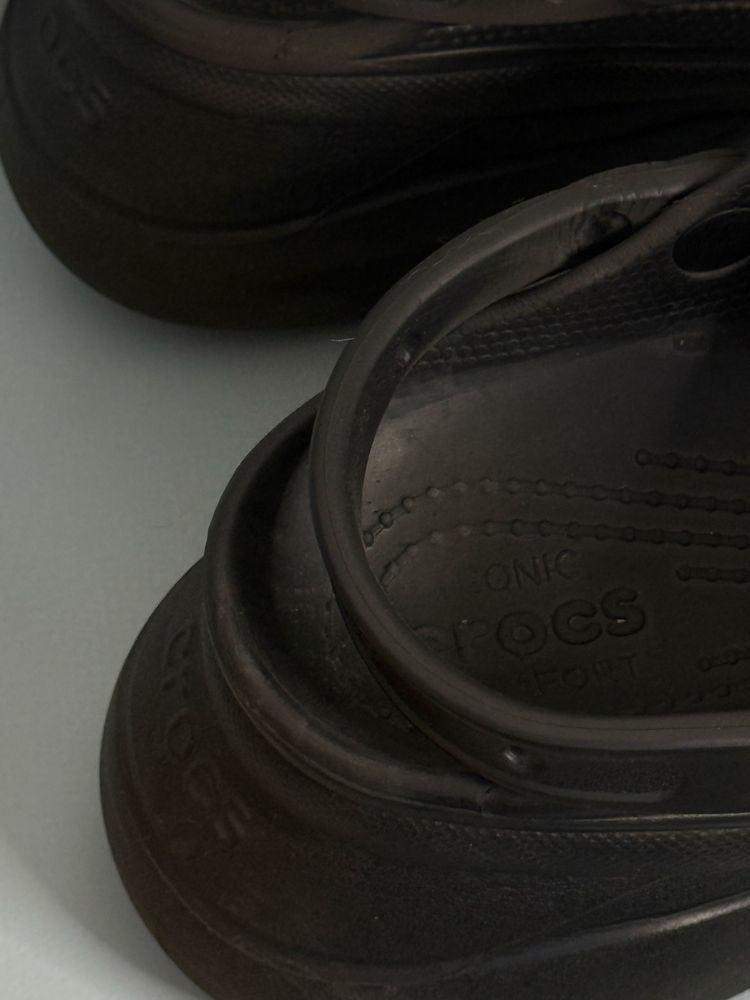 Crocs чорні bae clog