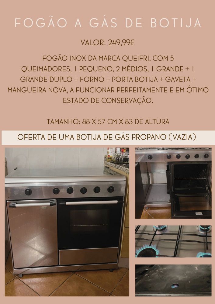 Fogao a gas de botija - oferta botija