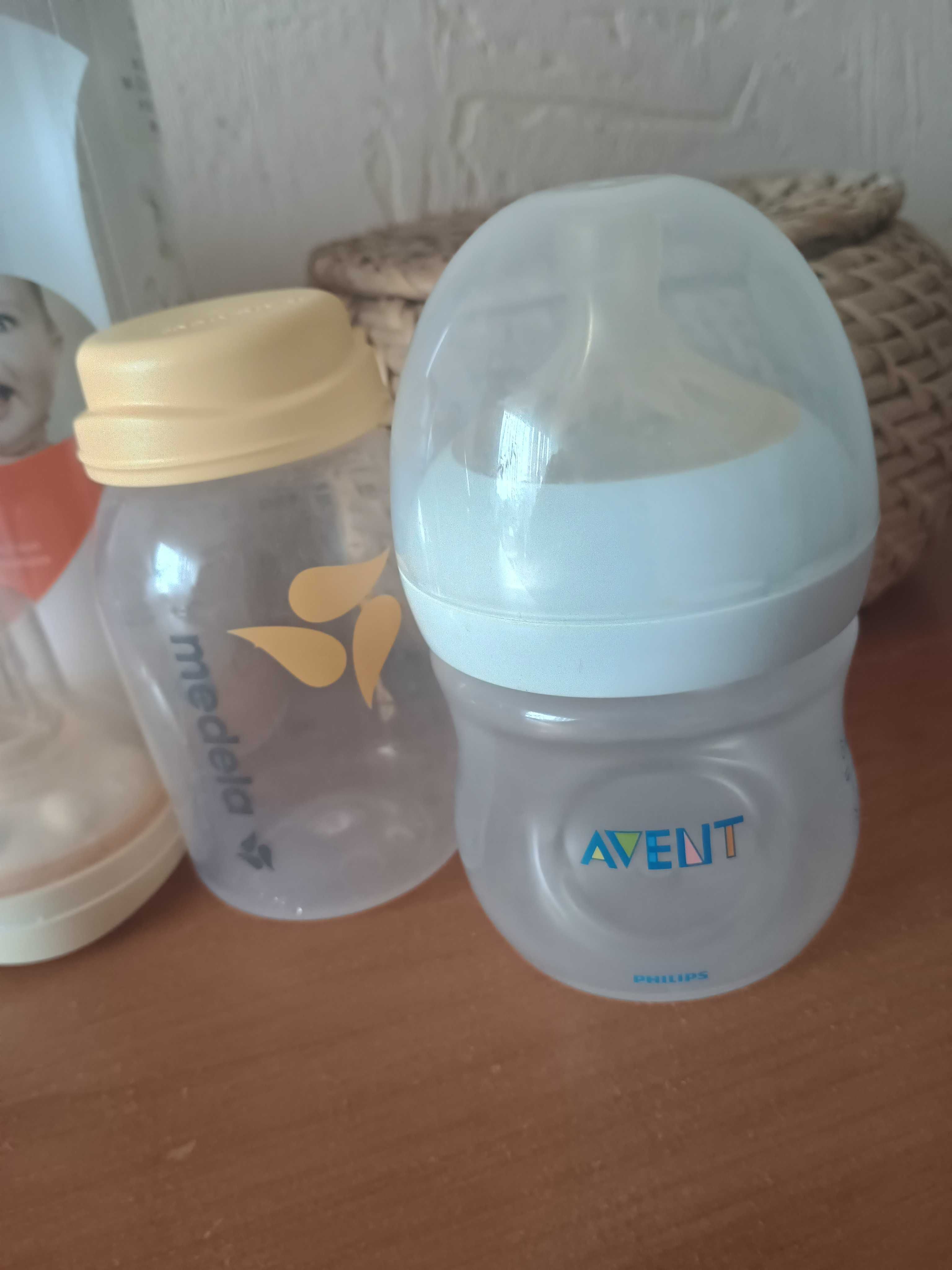 Smoczek medela calm zestaw butelek