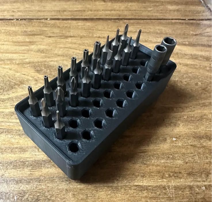 Organizador de Brocas de Precisão 5/32" para Gridfinity