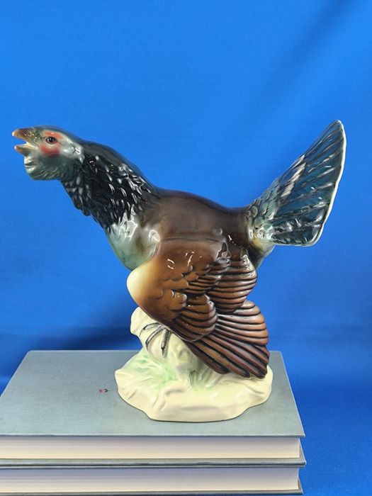 Głuszec Cortendorf Niemcy #ptak #ozdoba #porcelana