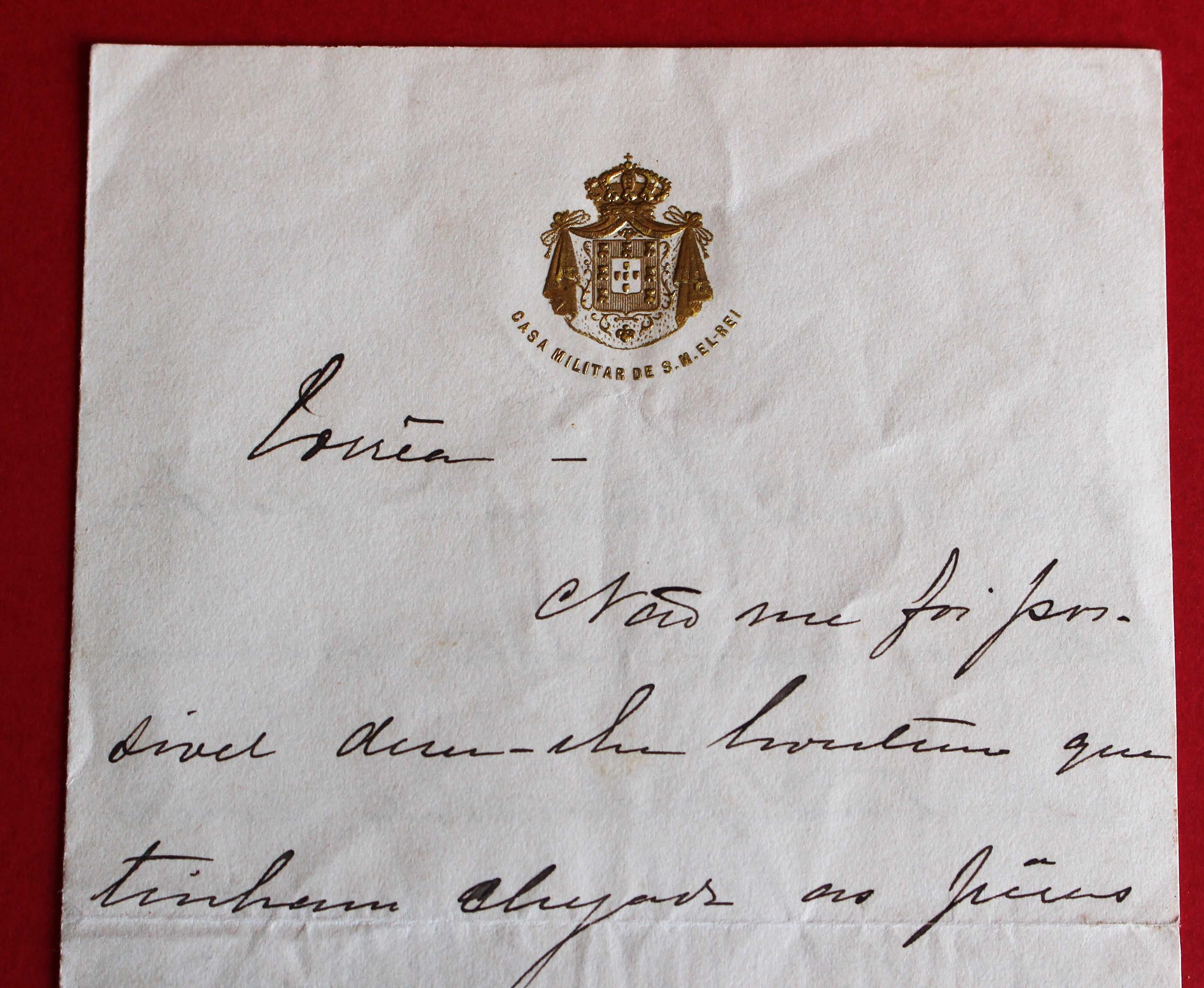 D. Carlos e D. Amélia recebem presente e peras - Malaquias de Lemos