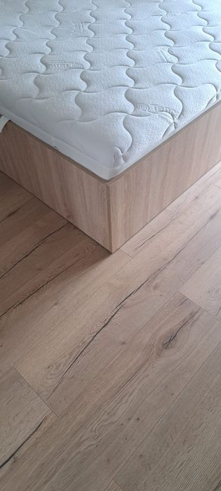 Łóżko 160x200 dąb sonoma plus szafki