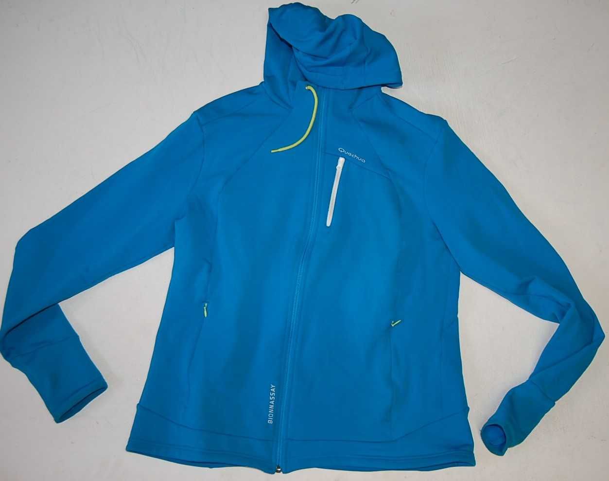 QUECHUA XL/XXL bluza damska ciepła z kapturem