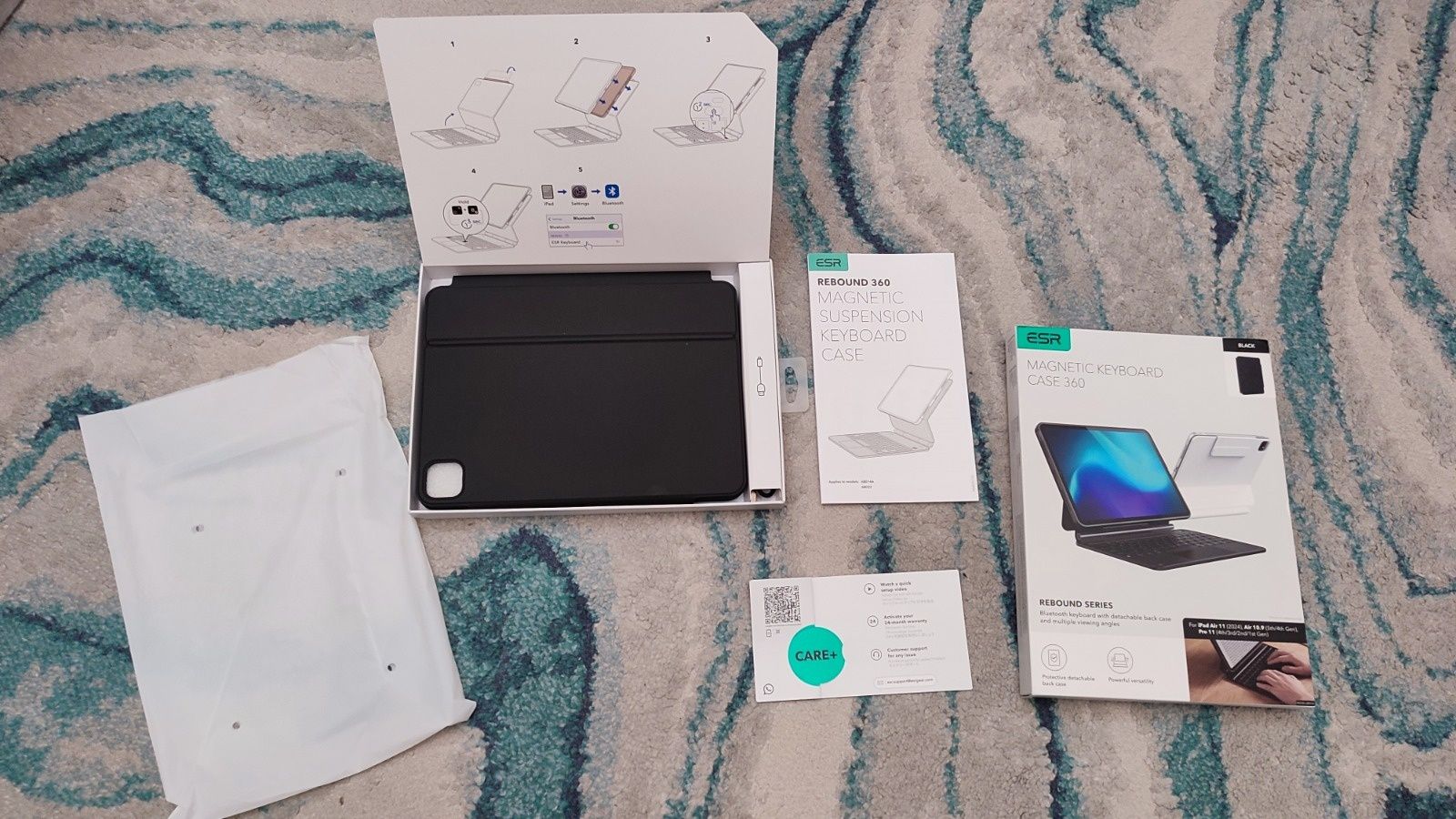 Teclado com iman e capa para Ipad Air/ Pro 11 polegadas