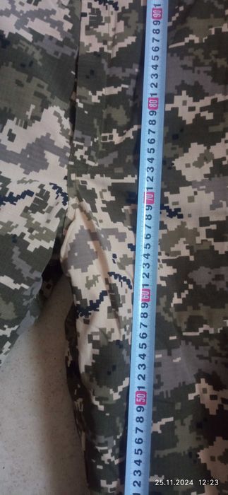 Теплі штани з підкладкою, піксель, ріп-стоп, Польща