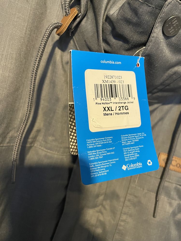 Kurtka Columbia Omni Heat 3 w 1 XXL nowa