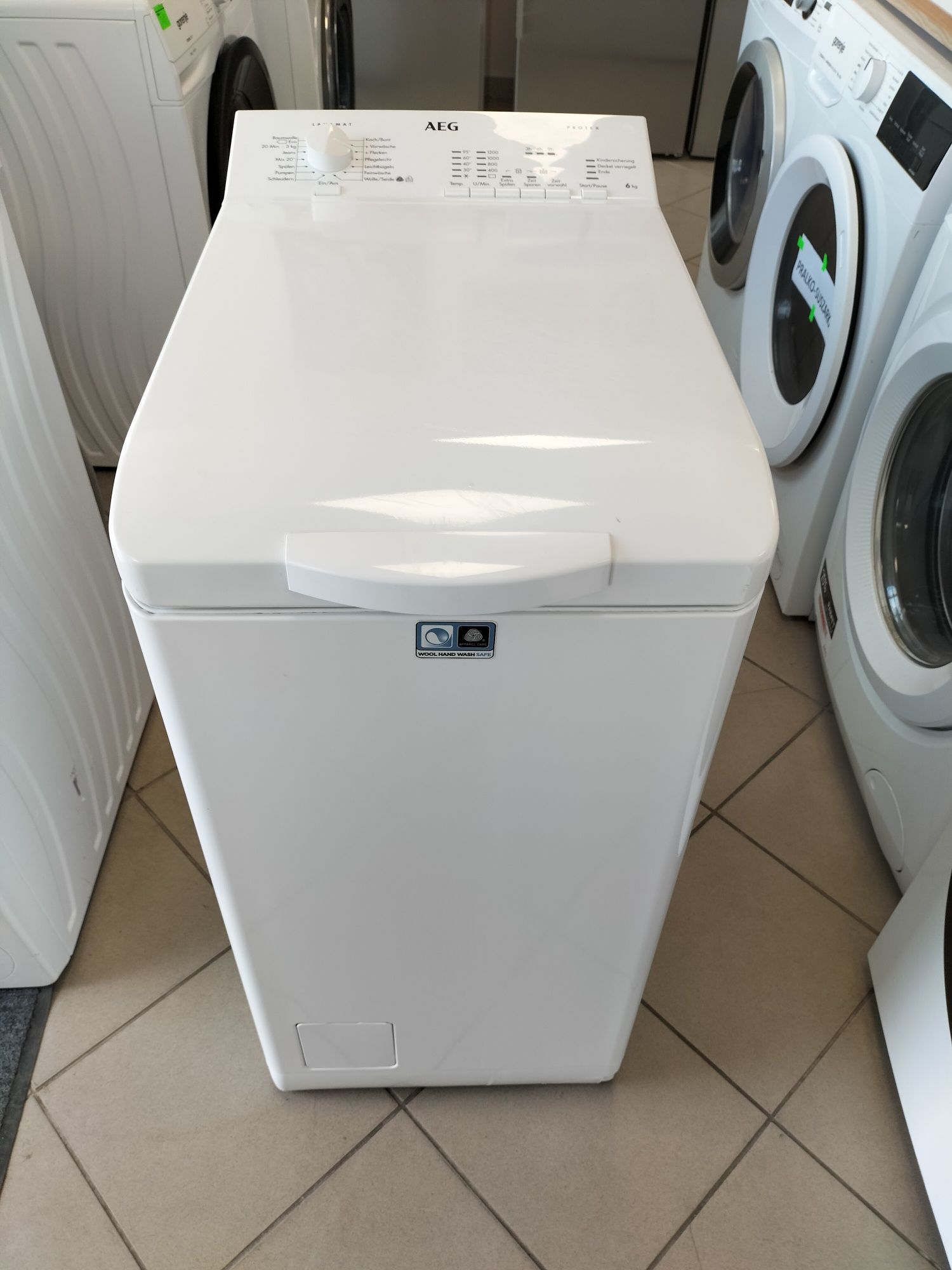 Pralka AEG Electrolux od góry ładowana,  6kg, 1200obr,  z Niemiec