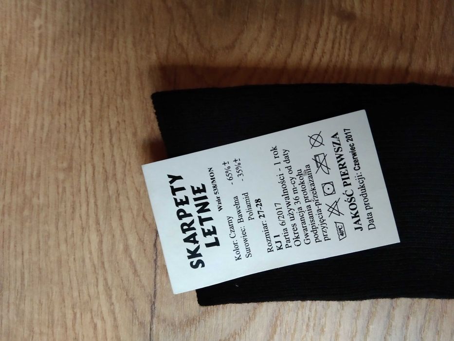 Skarpety letnie wz 538/MON