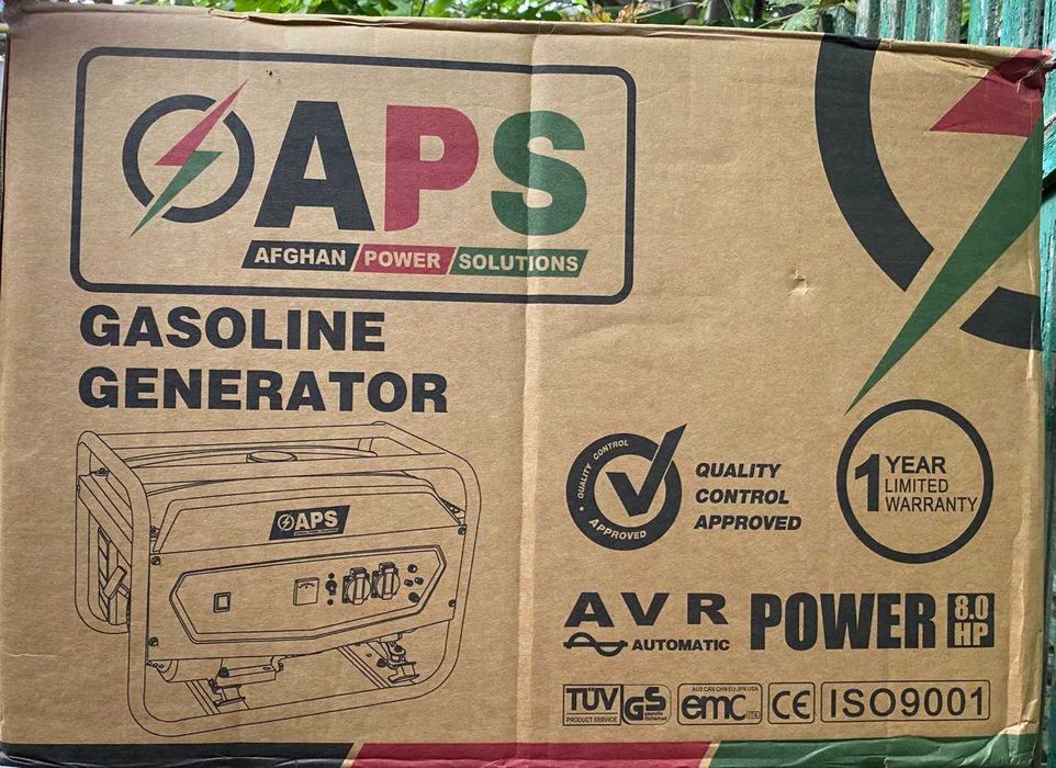 Бензиновий генератор  APS8200A 3,8 кВт з мідною обмоткою