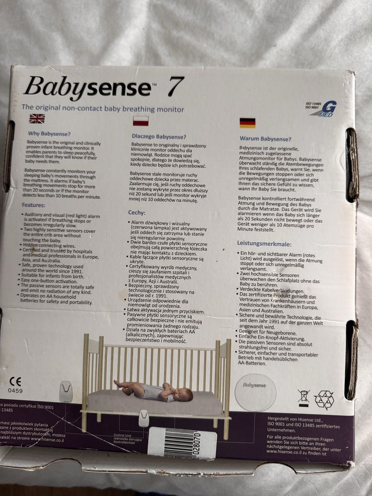 Monitor oddechu babysense 7