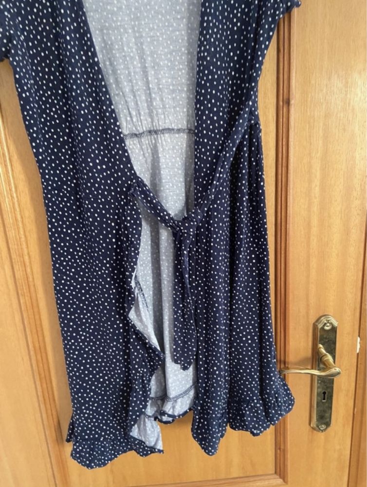 Vestido azul marinho - Lefties