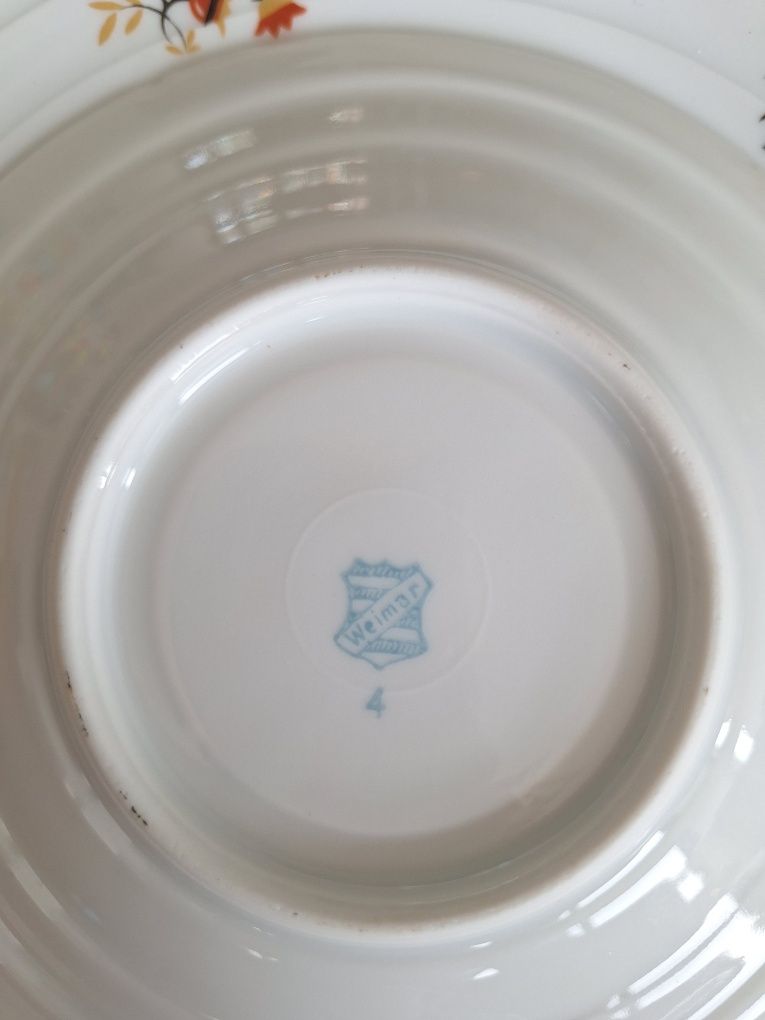Trio śniadaniowe weimar porcelana