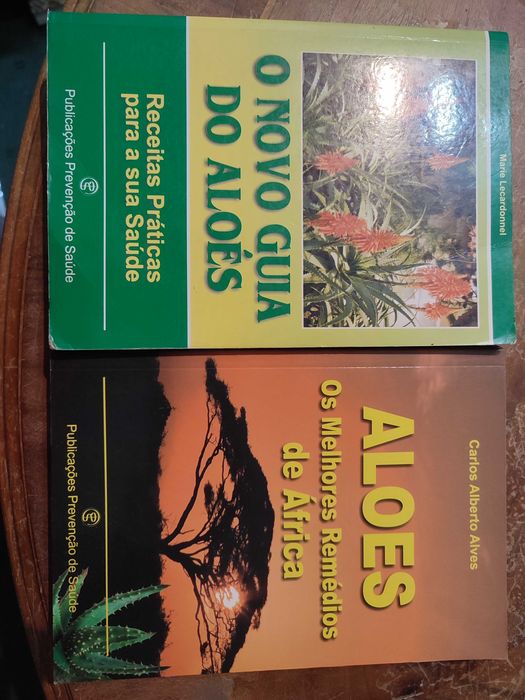 2 Livros sobre Aloés e sua utilização na Saúde