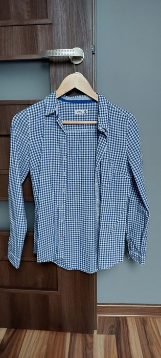 Koszula niebieska w kratkę/ kratę