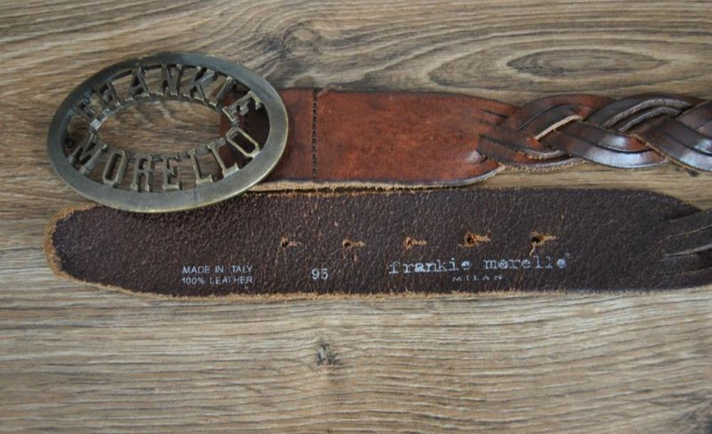 FRANKIE MORELLO плетений ремінь ручної роботи Італія.
