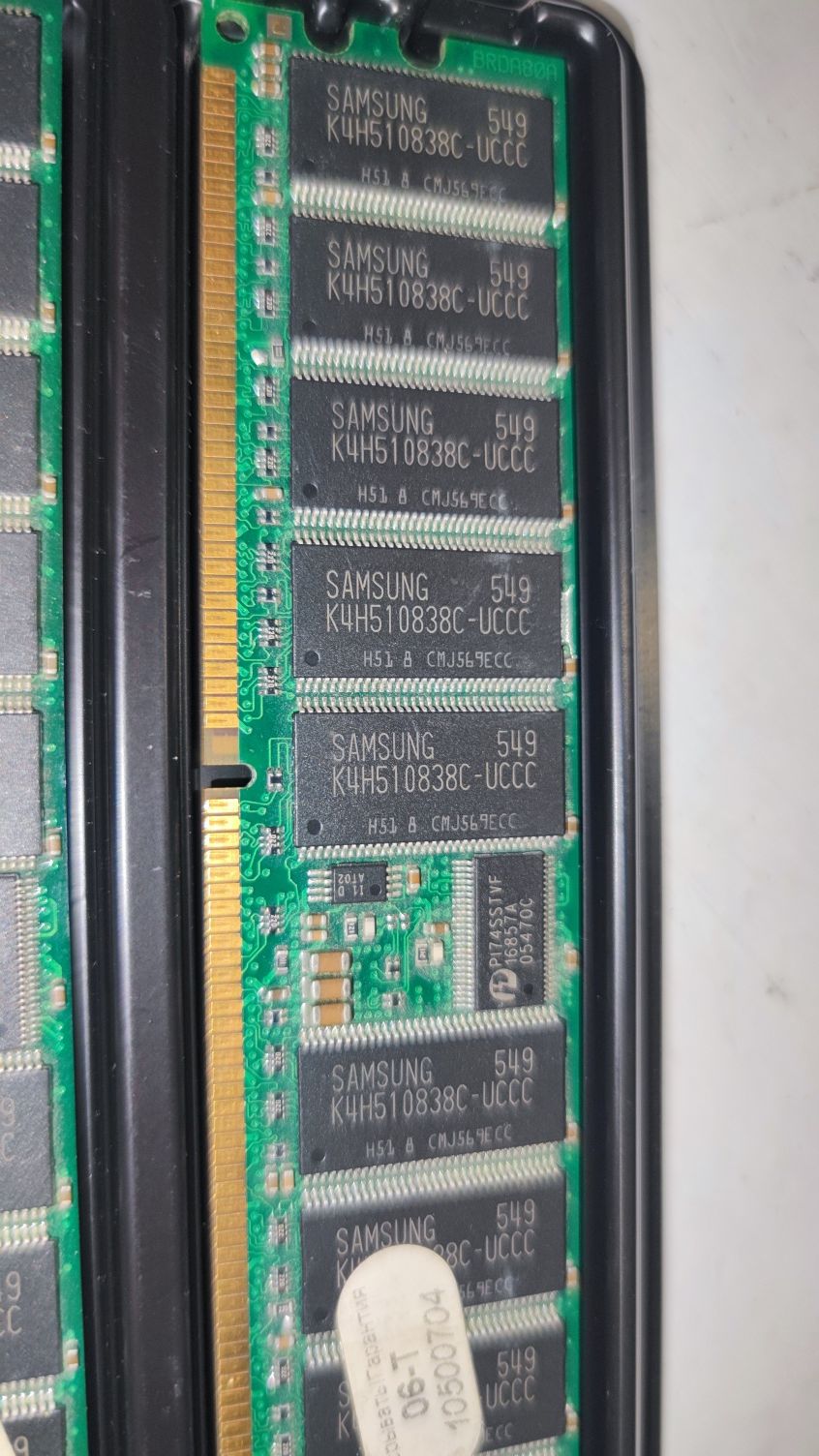 Пам'ять для сервера 2шт DDR 1Gb Corsair ECC REG CM72SD1024RLP-3200/S