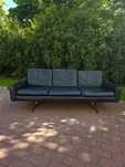 Sofa skórzana vintage,skandynawski design,Dania,lata 60/70,mid-century