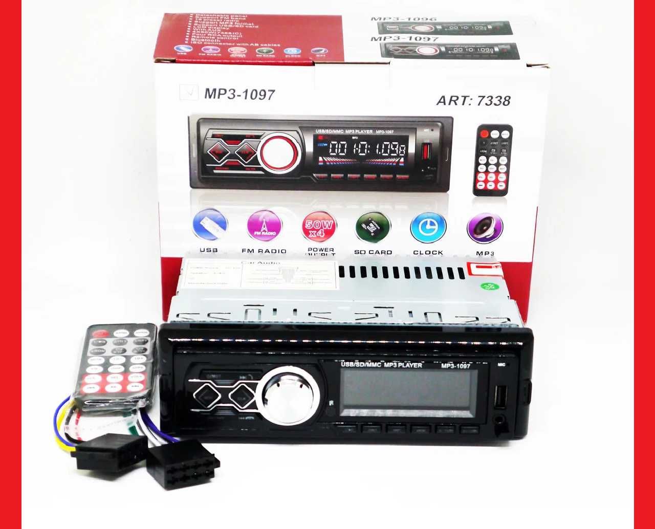Автомагнитола Pioneer 1097BT-Bluetooth MP3 Player,FM,USB,microSD,AUX