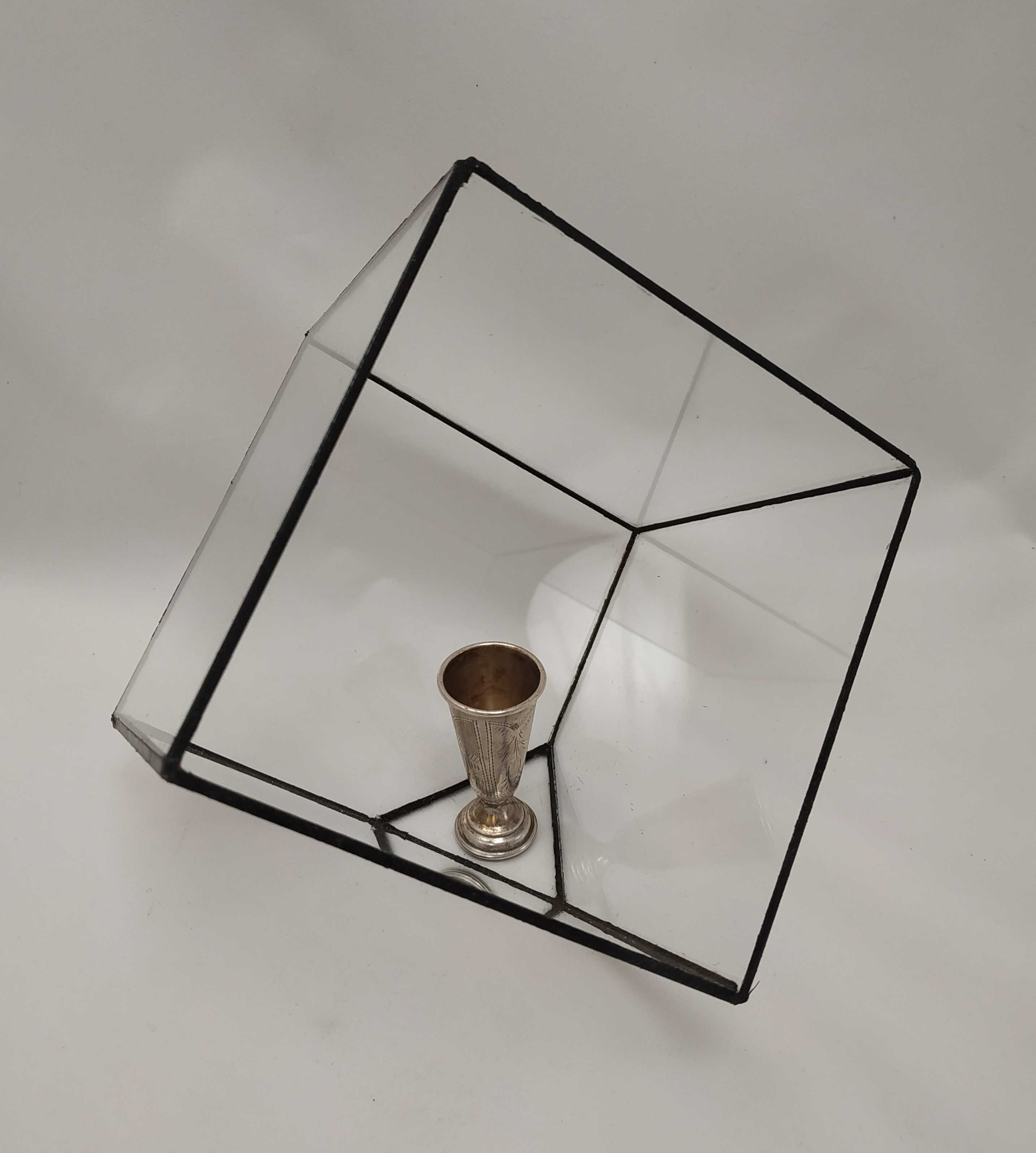 Флорариум Куб усечённый стеклянный, 145 мм