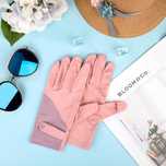 Luvas protecção solar UV para mulher ciclismo condução manicure - rosa