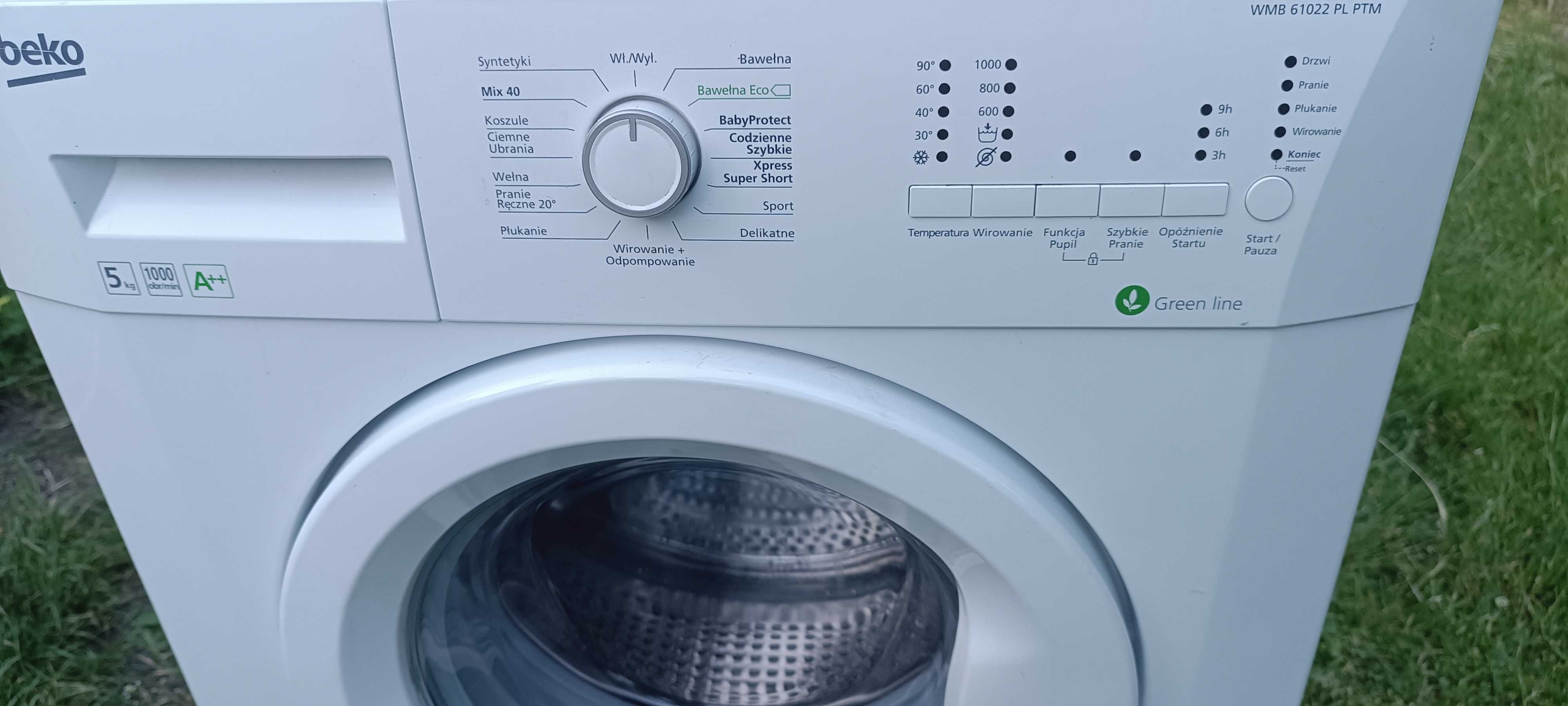 Pralka  biała Beko5kg