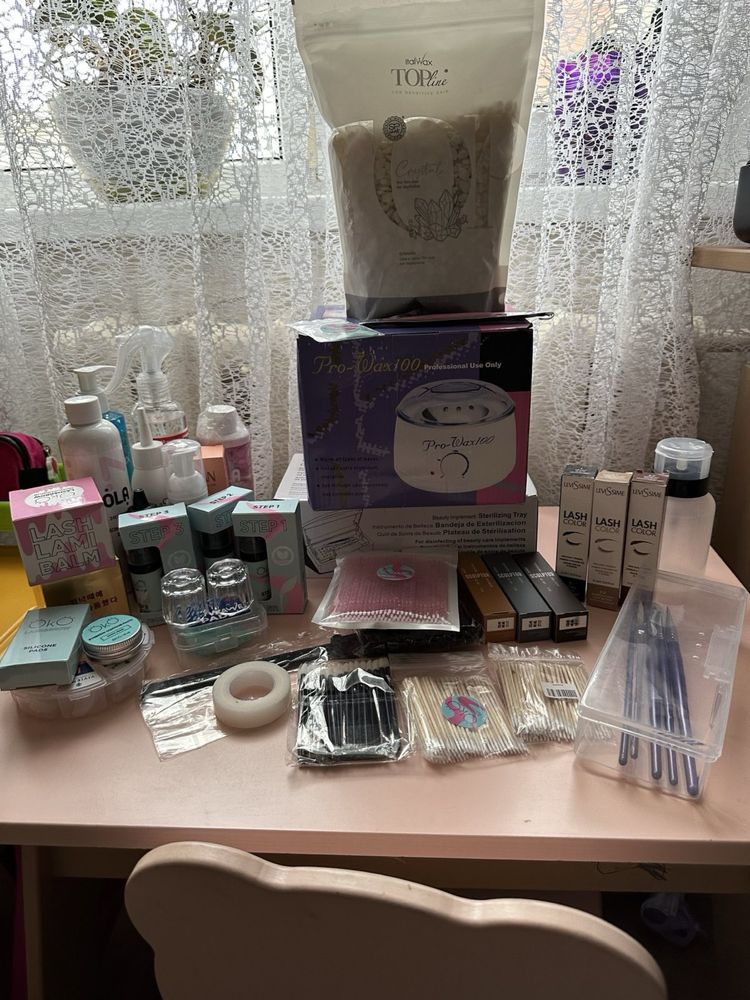 Базовий набір для корекції, ламінування брів та вій