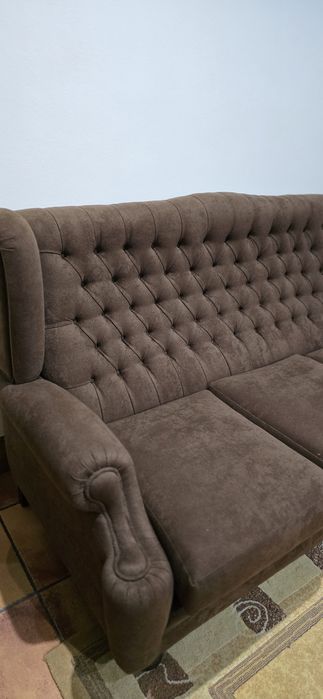 Espectacular terno de sofás vintage