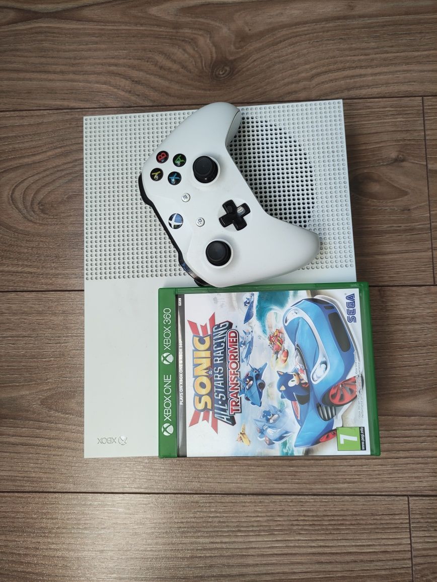 Xbox one s, pad, gra Sonic