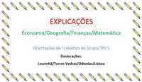 Explicações de Economia, Finanças, Geografia e Matemática