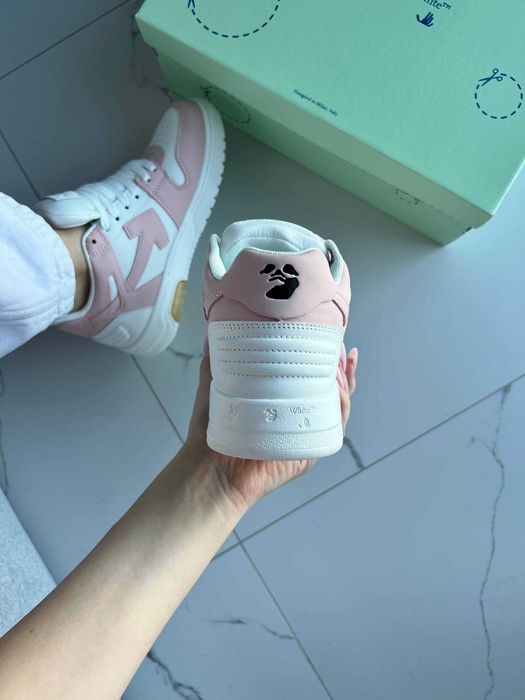 Кросівки Off-White Out Of Office Pink/White premium