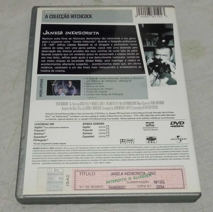 Rear Window Janela Indiscreta - Alfred Hitchcock (1954)